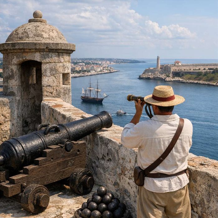 Pourquoi les forts coloniaux cubains surveillaient-ils les ports ?