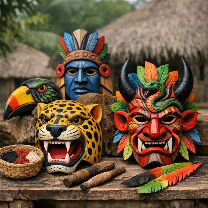 Masques boruca au Costa Rica : histoire, symboles et artisanat
