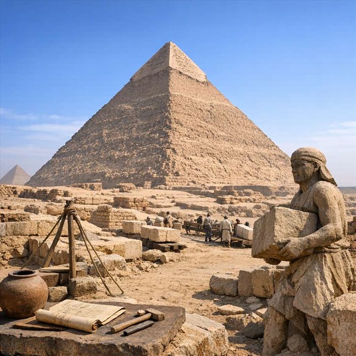 Qui a fait construire la pyramide de Khéops ? Réponse et preuves