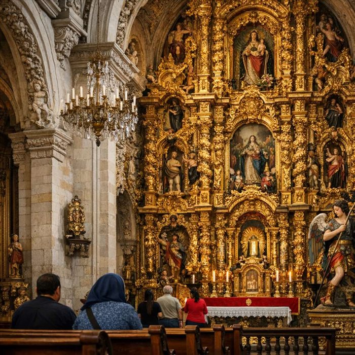 Art baroque mexicain dans les églises : le reconnaître