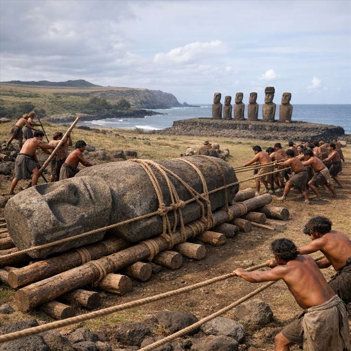 Comment les statues de l’île de Pâques ont-elles été déplacées ?
