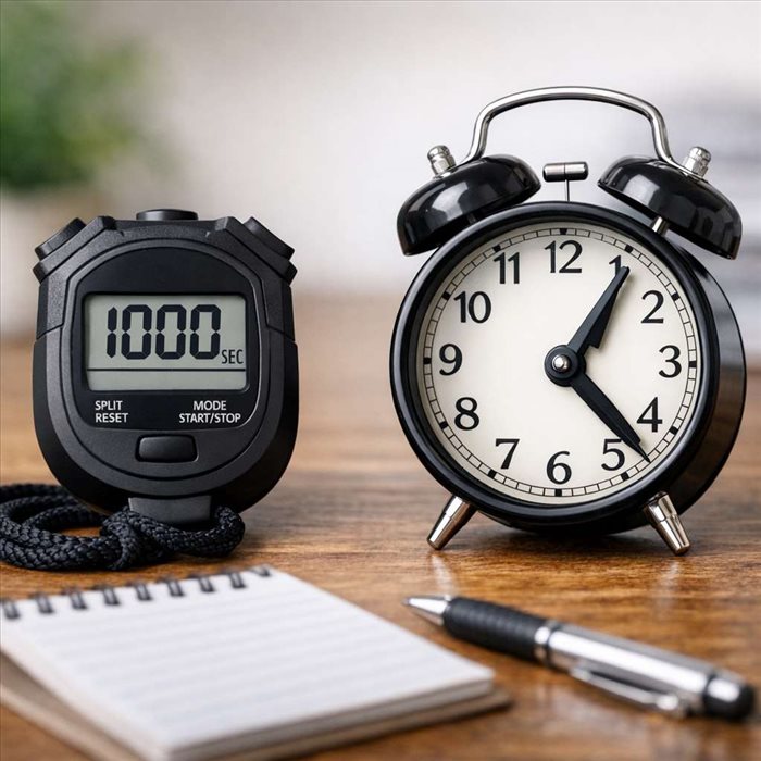 Convertir 1000 secondes en minutes : calcul simple et rapide