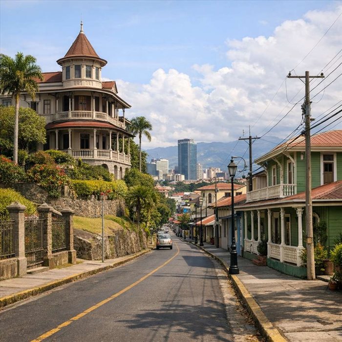Histoire du quartier Amón à San José : un héritage unique à découvrir