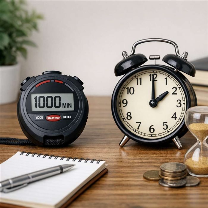 Comment convertir 1000 minutes en heures ? Calcul simple