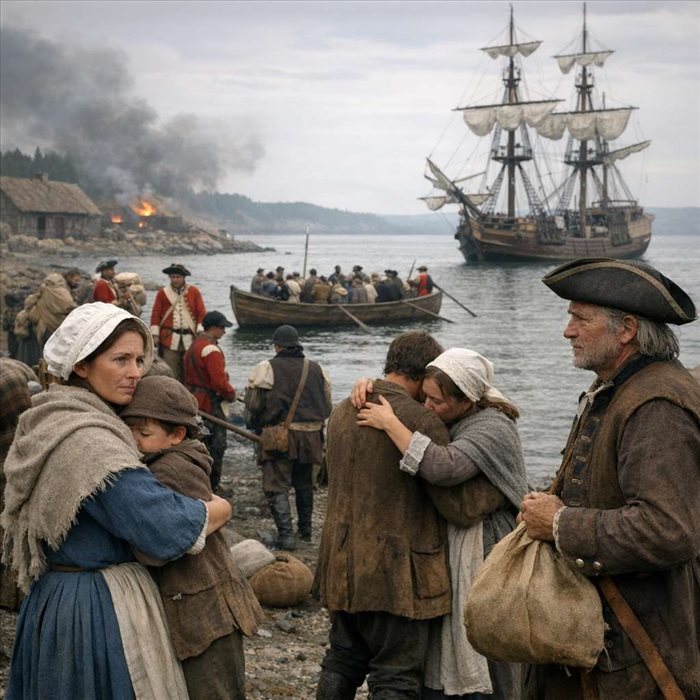 Déportation des Acadiens au Canada : histoire et conséquences
