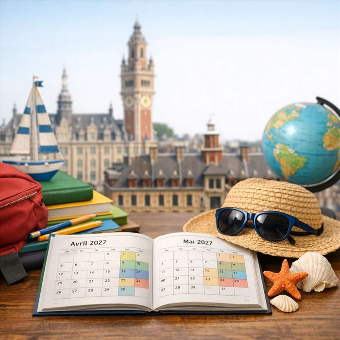 Vacances scolaires à Lille : dates 2026-2027 et zone B