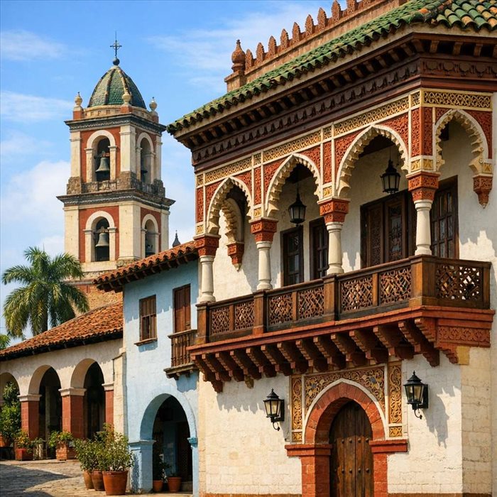 Architecture coloniale mudéjare à Cuba : histoire et héritage