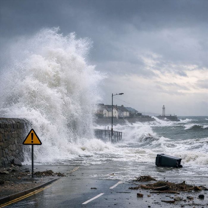 Tempête Darragh au Royaume-Uni : trajectoire et conséquences