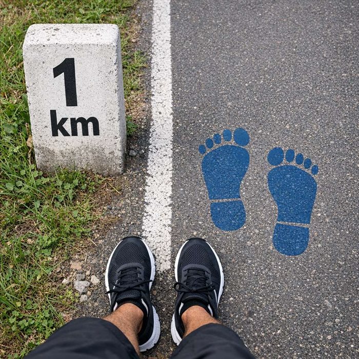 1 km en pas : comment convertir facilement la distance en nombre de pas