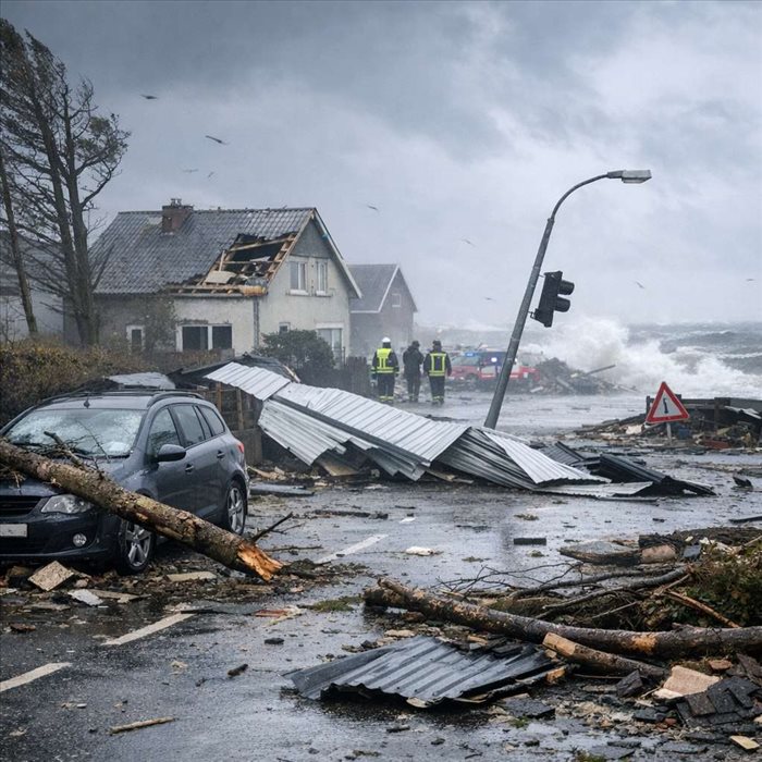 Tempête Eunice en Europe occidentale : parcours et impacts majeurs