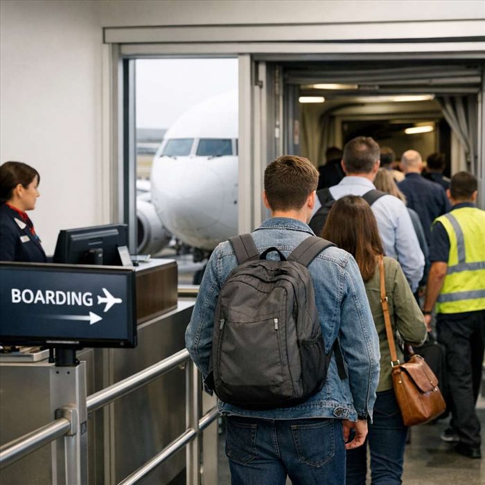 Combien de temps avant le vol commence l’embarquement ?