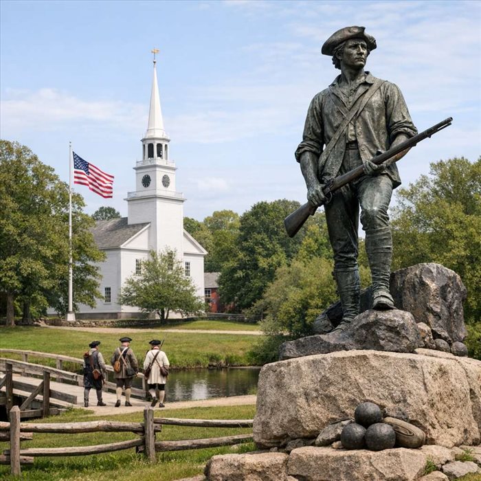 Visiter Lexington et Concord : guide des sites révolutionnaires