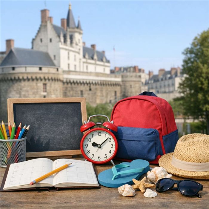 Vacances scolaires à Nantes : calendrier 2025-2027