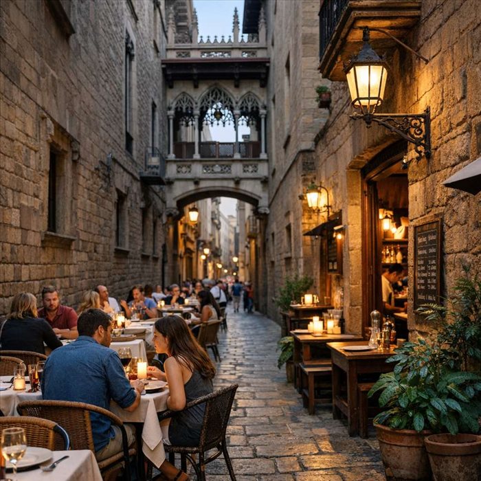 Restaurant dans le quartier gothique à Barcelone : pourquoi choisir ce quartier ?