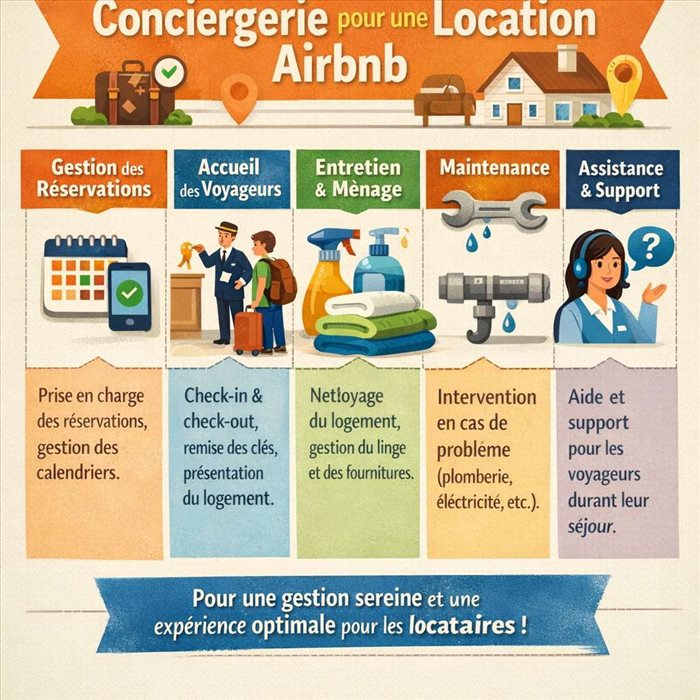 Conciergerie Airbnb : quel rôle dans la gestion locative ?