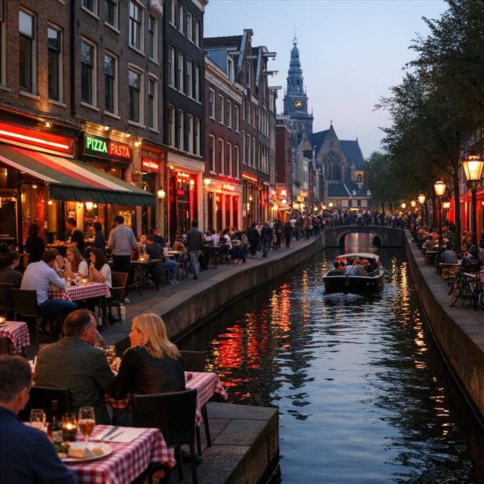 Quartier rouge à Amsterdam : pourquoi y dîner ?