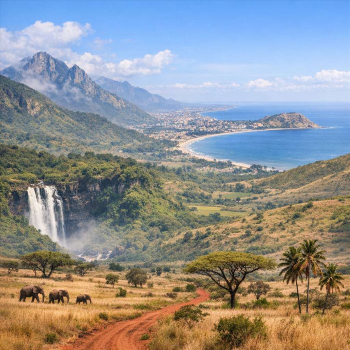 Superficie de l’Angola : taille, relief et diversité géographique