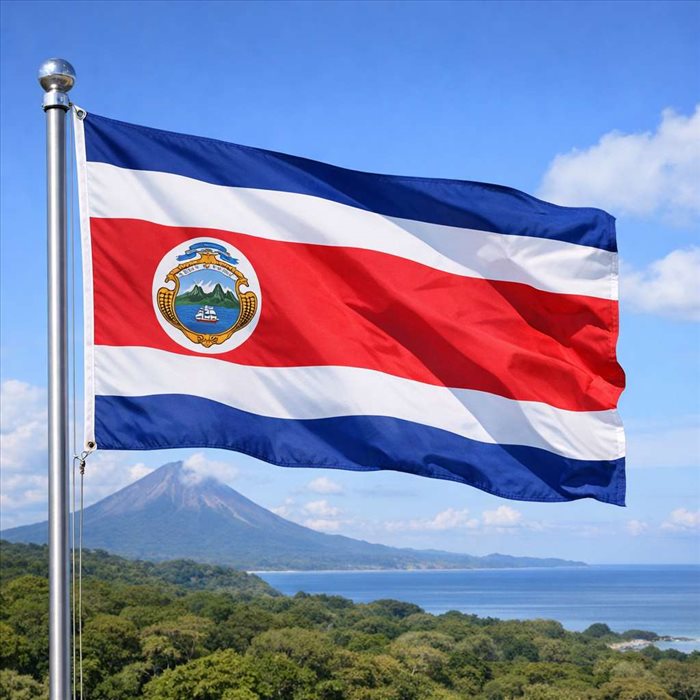 Pourquoi le drapeau du Costa Rica a ces couleurs ?