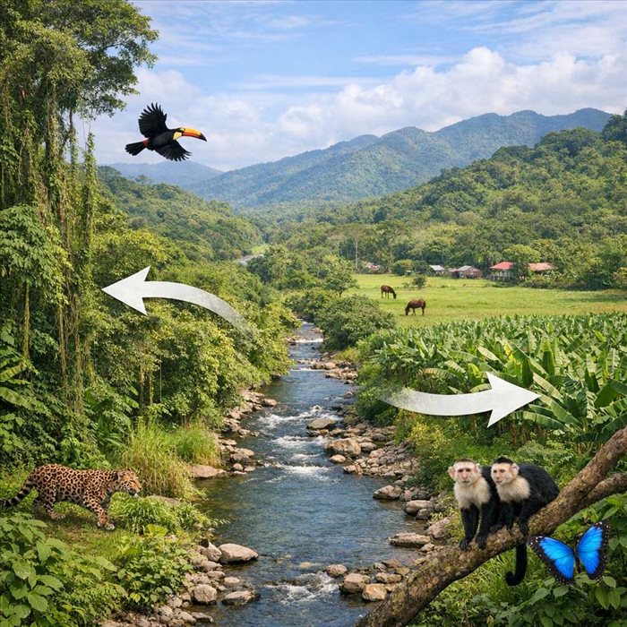 Corridors biologiques au Costa Rica : comprendre leur rôle clé