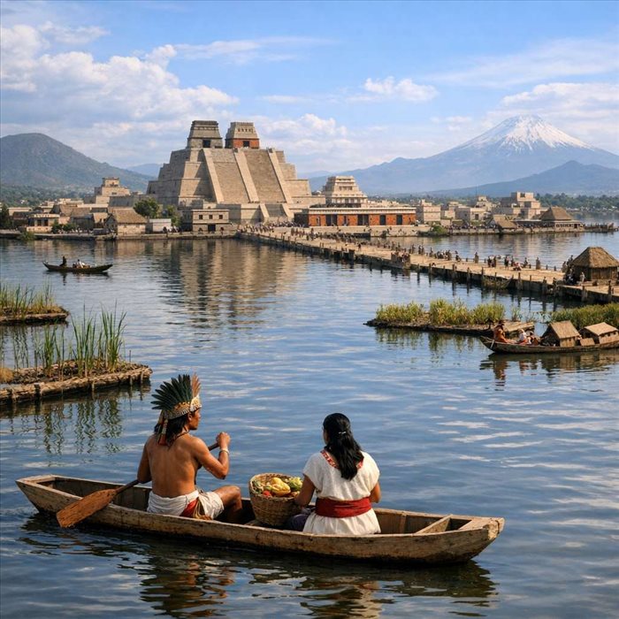 Pourquoi Tenochtitlan a-t-elle été construite sur un lac ? | Origines et enjeux