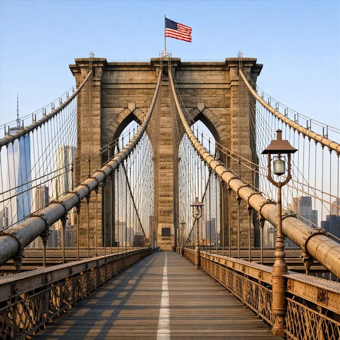 Histoire du pont de Brooklyn : origine, construction et légende