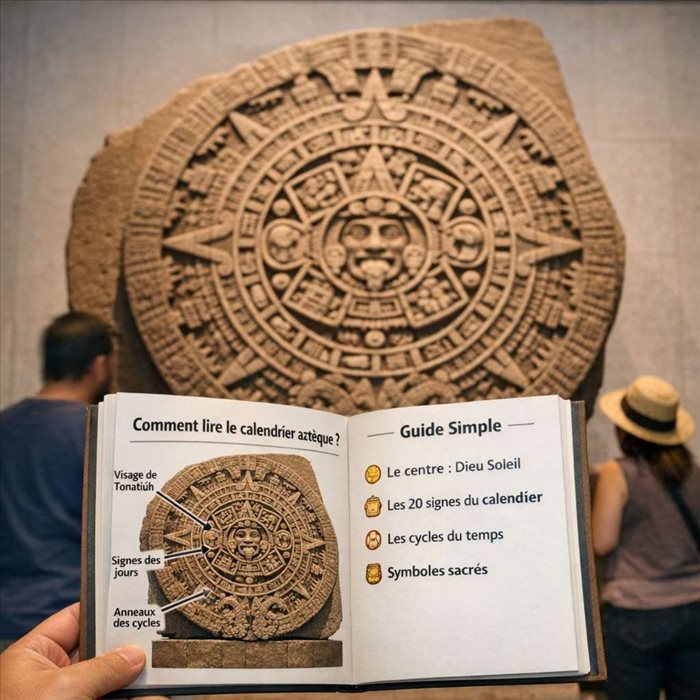 Comment lire le calendrier aztèque du musée d’anthropologie ? Guide