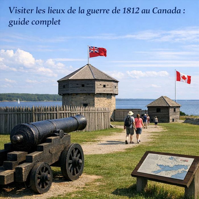 Visiter les lieux de la guerre de 1812 au Canada | Guide complet